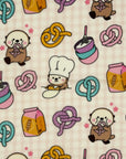Pretty Pretzel · Set of 3 Beeswax Wraps