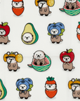 Fruits · Set of 3 Beeswax Wraps